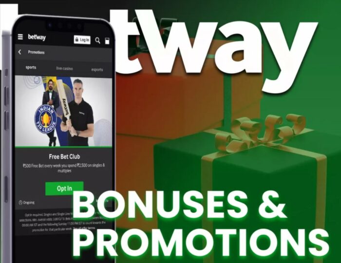 Bonuses, Reward, and Promotions are available at Betway